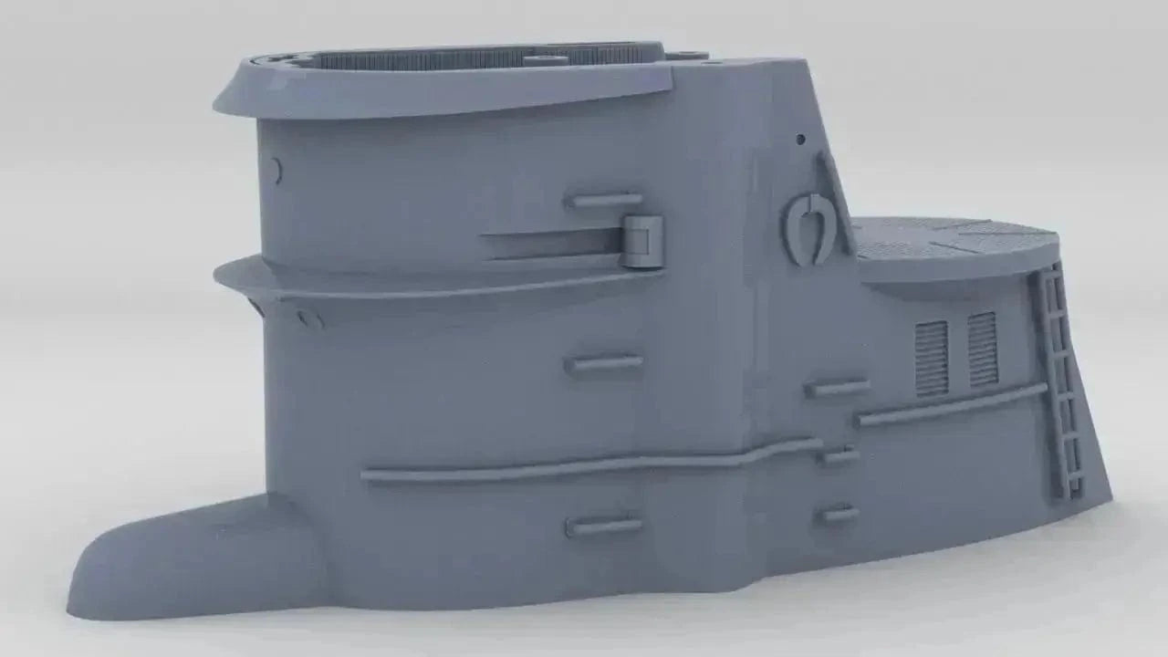 1/16 DKM U-Boot IXC/40 Conning Tower - distefan 3d print