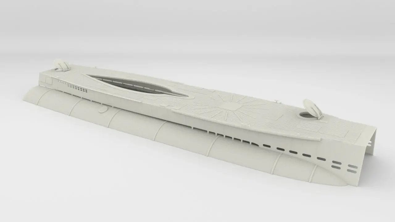 U-48 DKM U-boat Type VII B with Dock in 1:700 von FlyHawk #FH1101