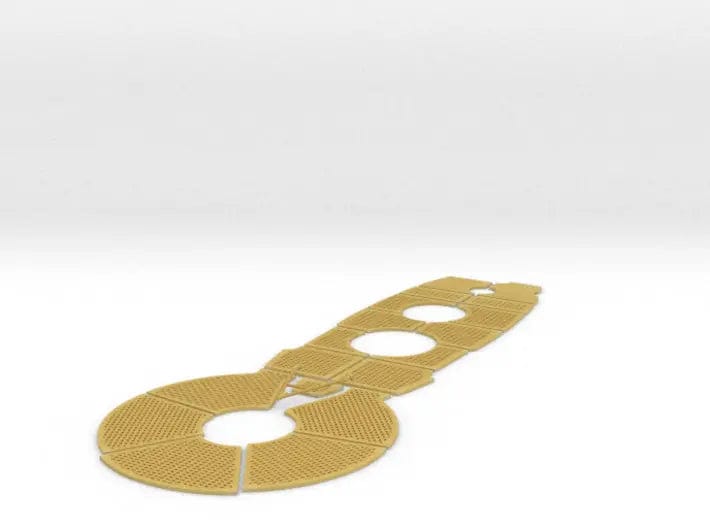 1/16 DKM Uboot VIIC conning tower deck panel - distefan 3d print