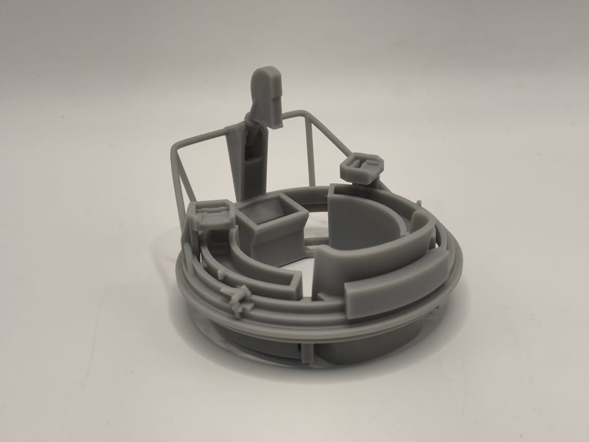 1/16 US PT Boat 109 Aft Turret Mount Protosoon
