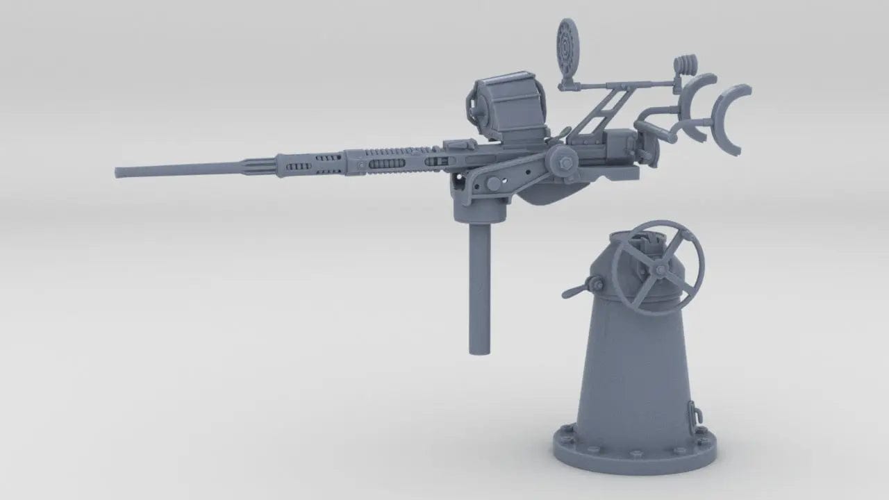 1/16 USN 20mm Oerlikon Mk4 w/o Shield Kit - distefan 3d print