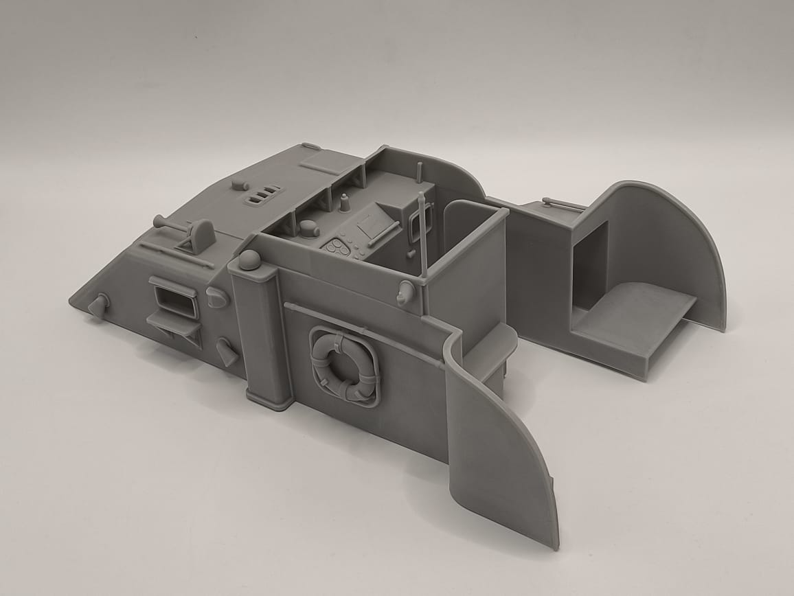 1/16 USN PT Boat 109 Main Cabin Protosoon