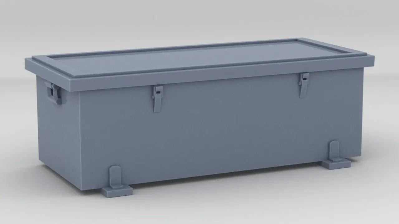 1/16 USS PCF Aft Storage Box - distefan 3d print