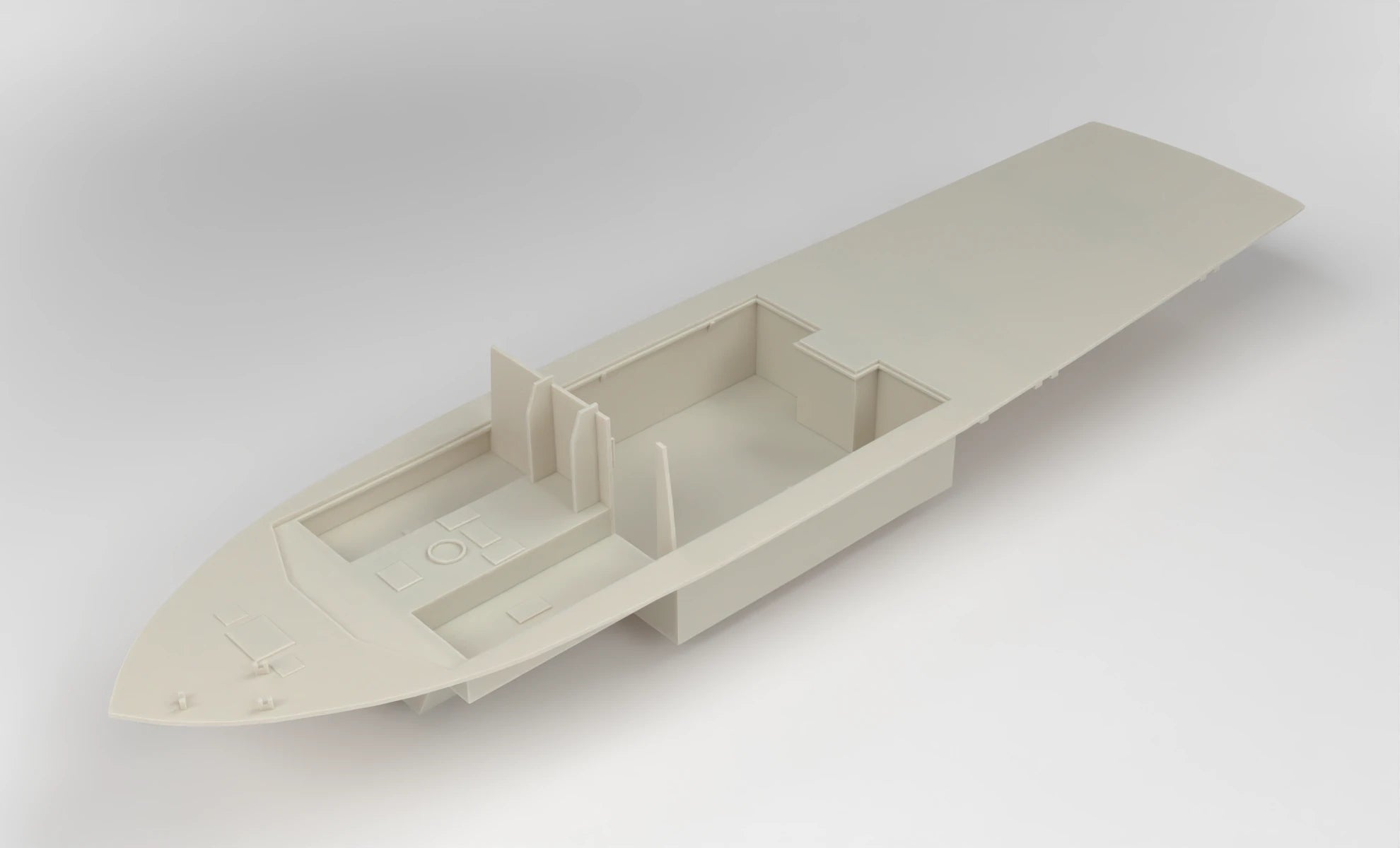 1/16 USS PCF Hull Deck 3dspro