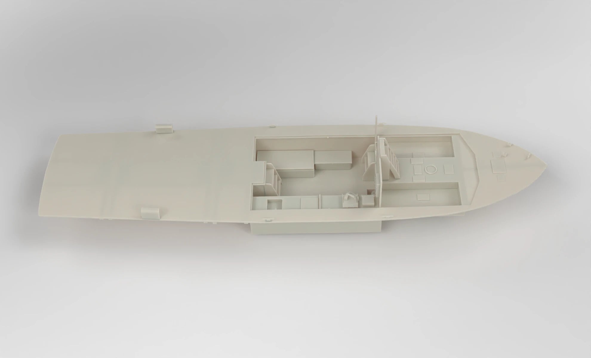 1/16 USS PCF Hull Deck (Assembled) 3dspro