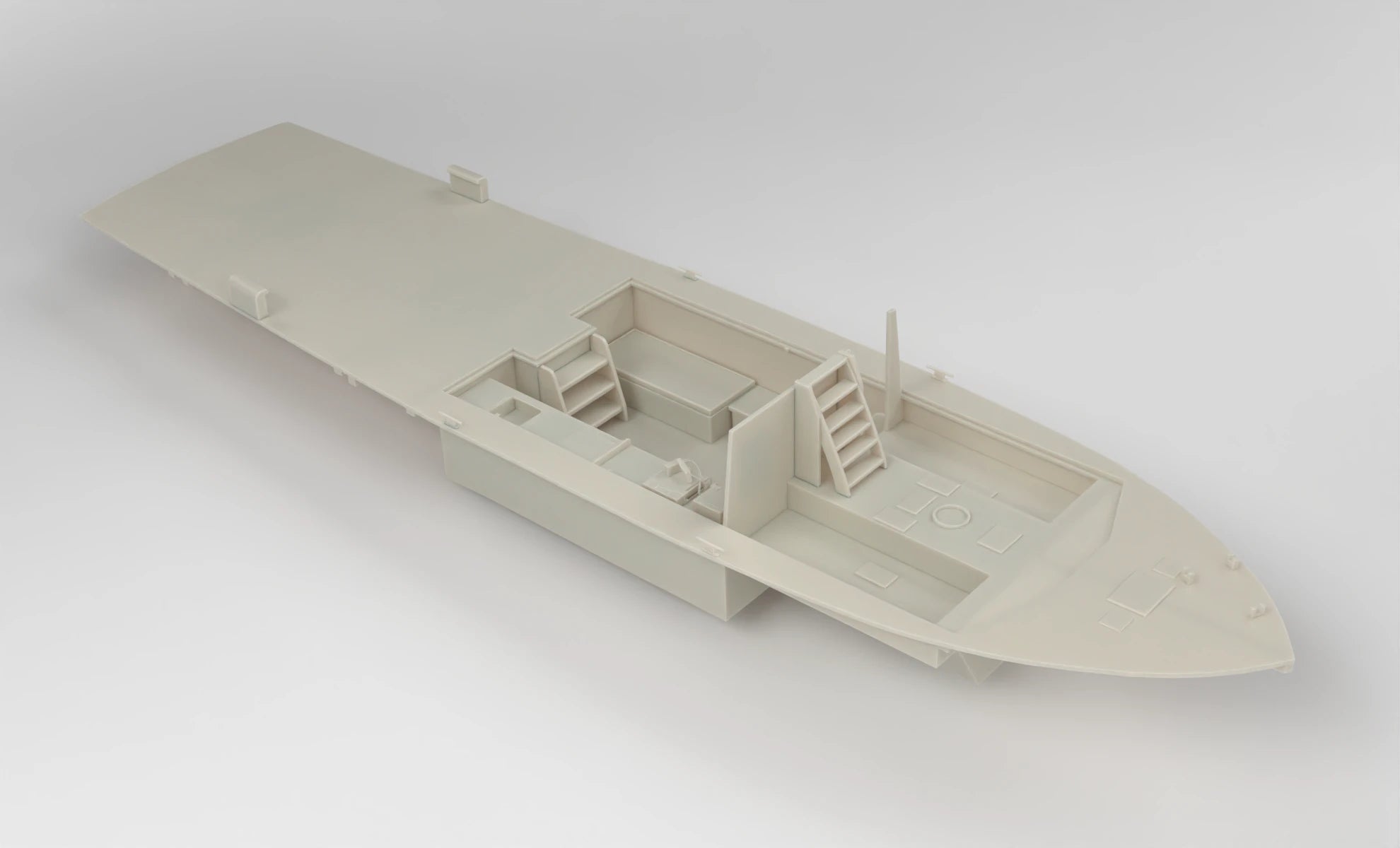 1/16 USS PCF Hull Deck (Assembled) 3dspro