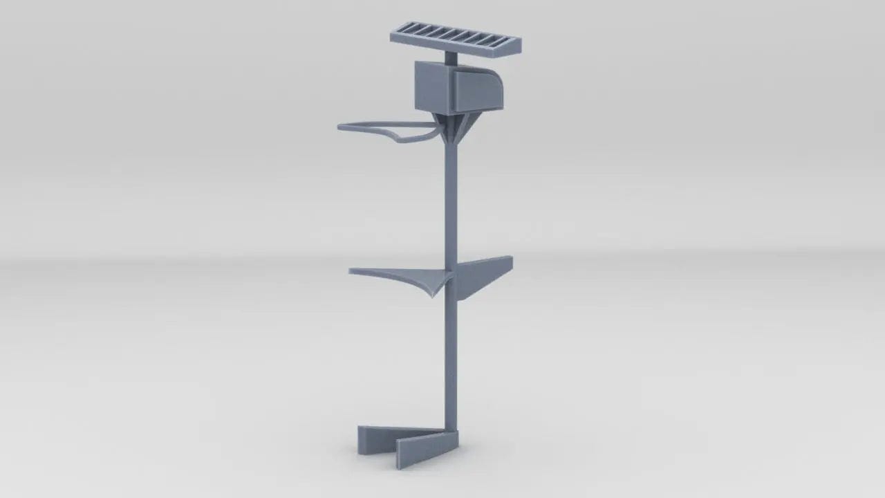 1/16 USS PCF - Mast - distefan 3d print