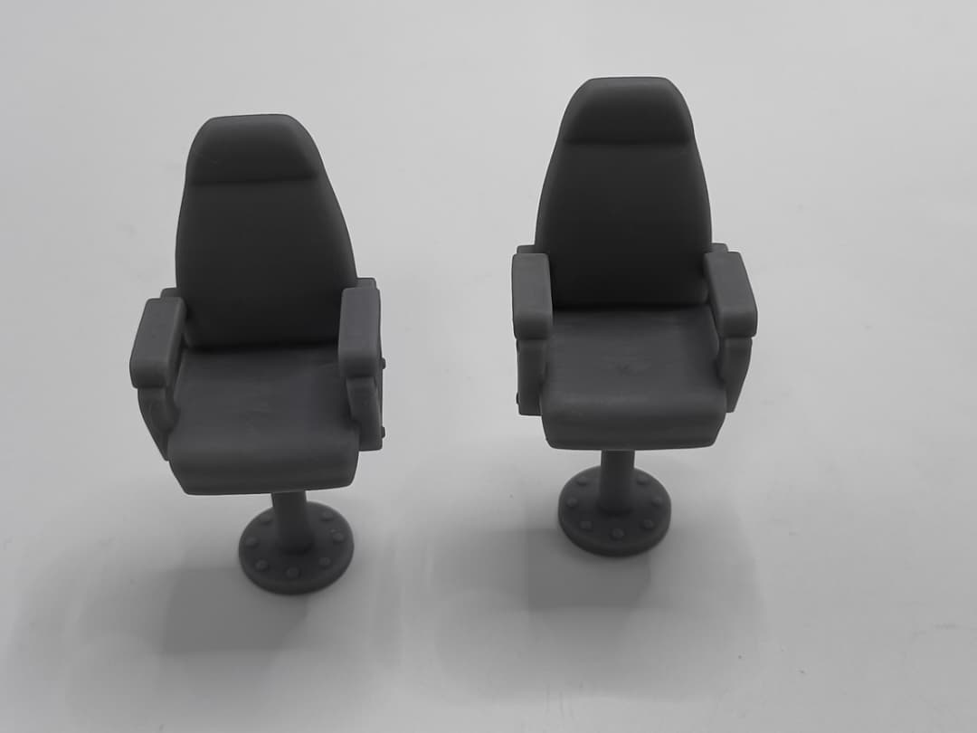 1/16 USS PCF Pilot House Chairs Set (2pcs) Protosoon