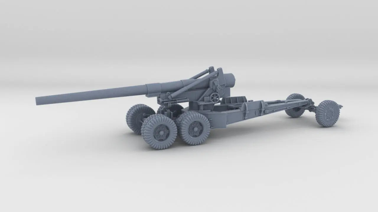 1/160 US 155mm Long Tom Cannon Travel Mode Resin3Dinteractive