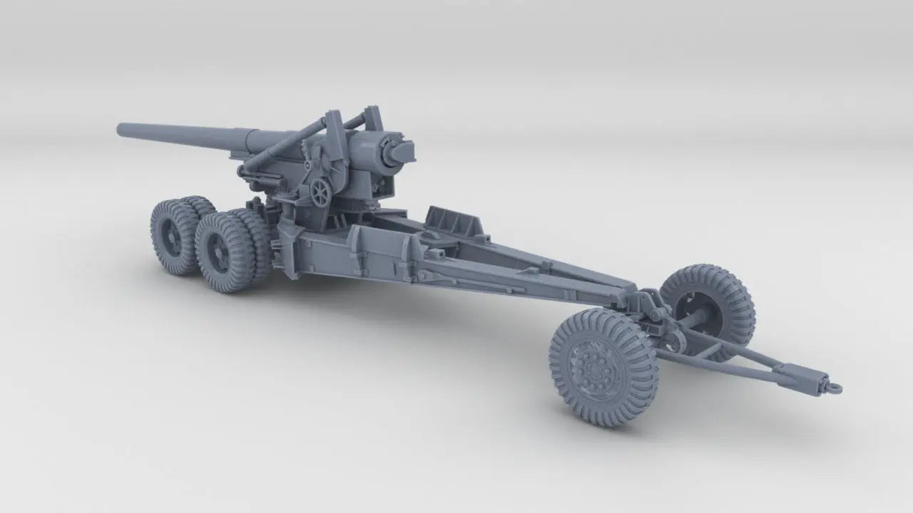 1/160 US 155mm Long Tom Cannon Travel Mode Resin3Dinteractive