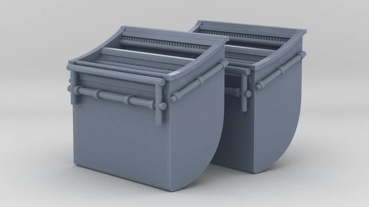 1/160 USN Box for Signal Flag Set (2pcs) Resin3Dinteractive