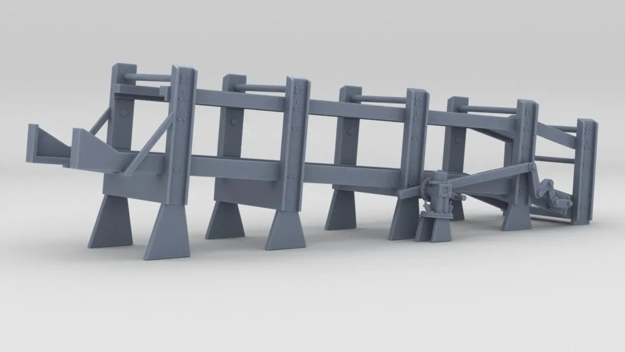 1/160 USN DC Release Track Mk9 Mod 2 Starboard Resin3Dinteractive