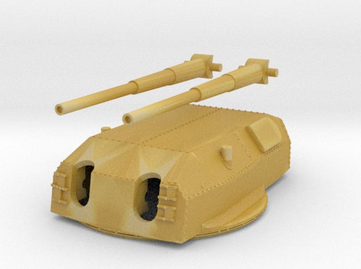 1/160 Bismarck and Tirpitz turret without rangefinder