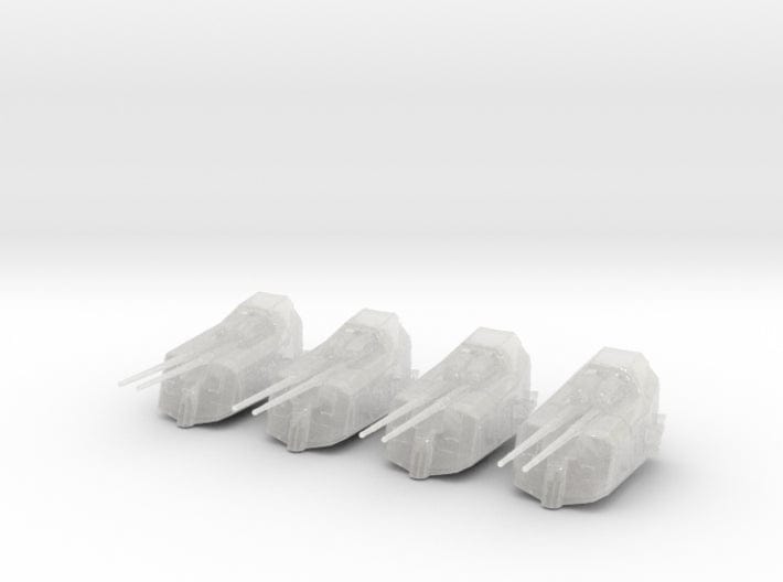 1/160 DKM Flak 10.5 cm SK C/37 set 4pcs - distefan 3d print
