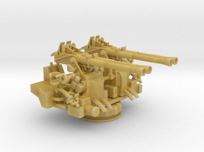 1/172 USN 40mm quad Bofors mount - distefan 3d print