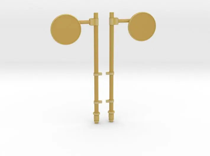 1/18 1912 Renault - Rearview Mirror Set 3d printed