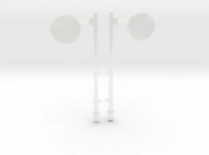 1/18 1912 Renault - Rearview Mirror Set 3d printed