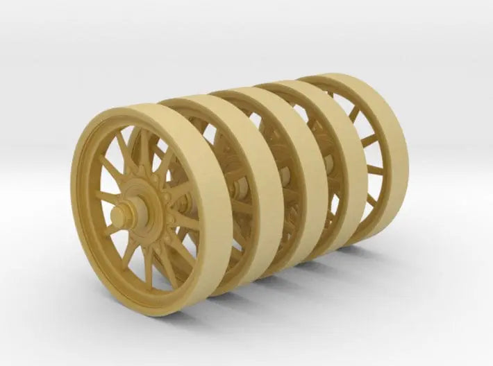 1/18 1912 Renault - Rims Set 3d printed