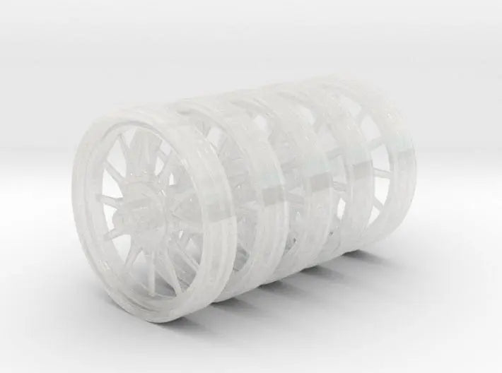 1/18 1912 Renault - Rims Set 3d printed