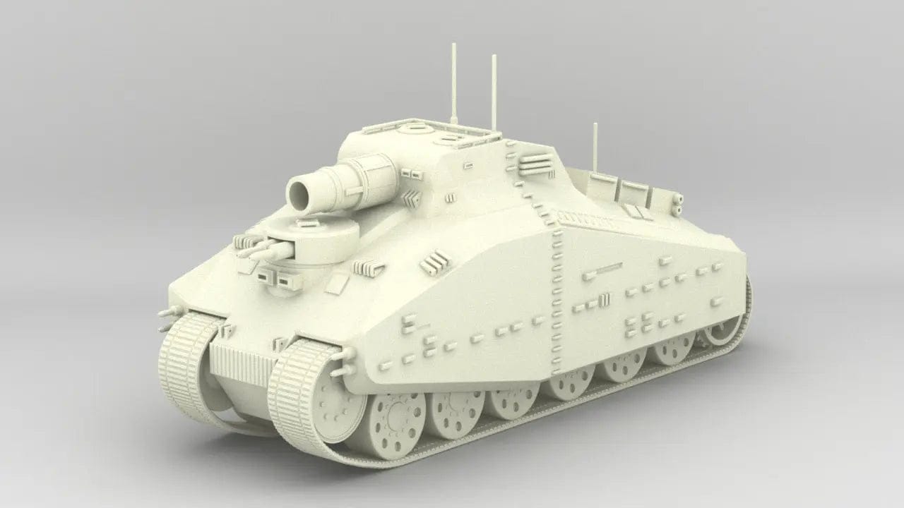 1/18 Sci-Fi Uber Tank Model Kit - distefan 3d print!