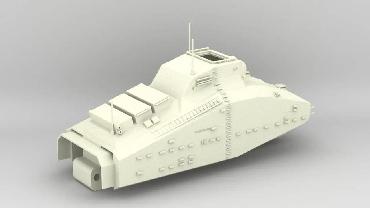 1/18 Sci-Fi Uber Tank Model Kit - distefan 3d print!