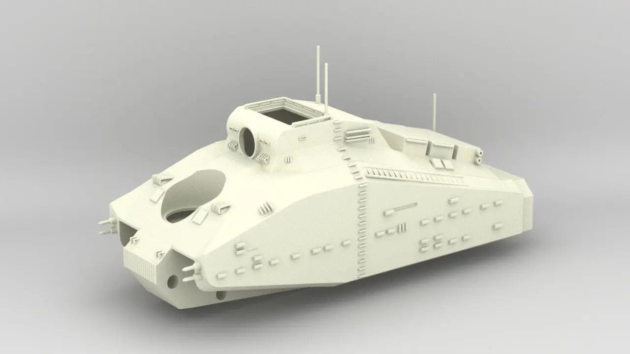 1/18 Sci-Fi Uber Tank Model Kit - distefan 3d print!