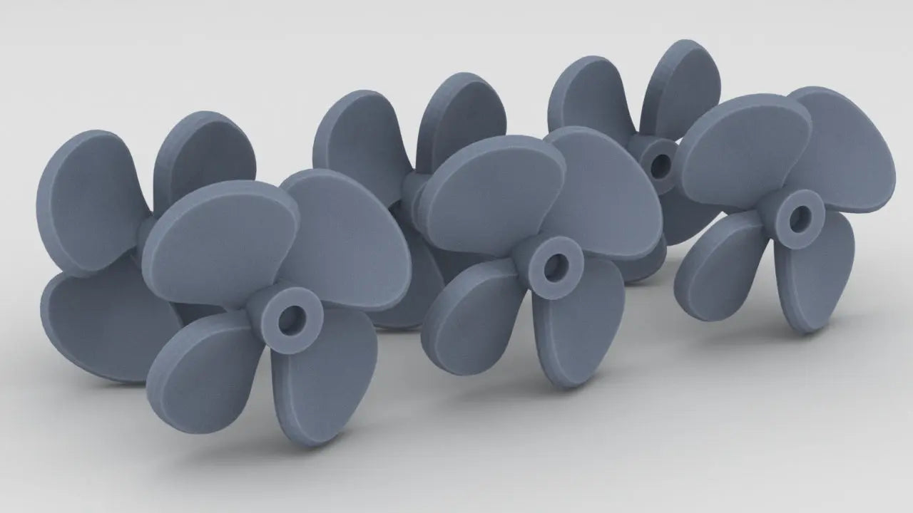 1/192 US Destroyers 4-Bladed Propellers Set (6pcs) Resin3Dinteractive