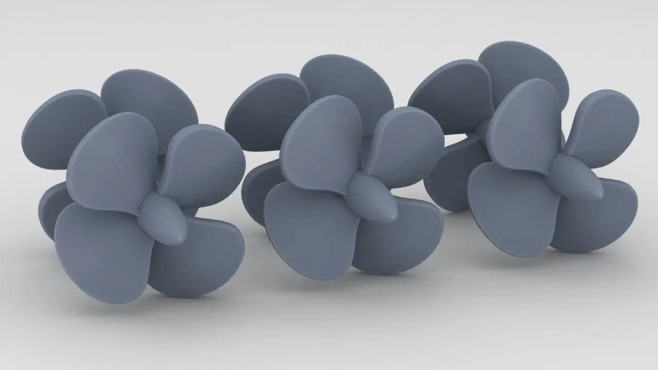 1/192 US Destroyers 4-Bladed Propellers Set (6pcs) Resin3Dinteractive