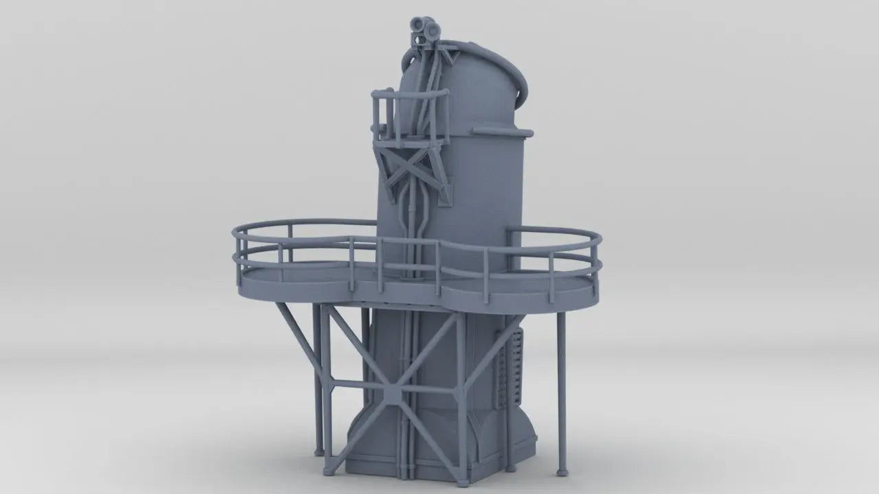 1/192 USS Fletcher Funnel 1 Searchlight Platform Resin3Dinteractive