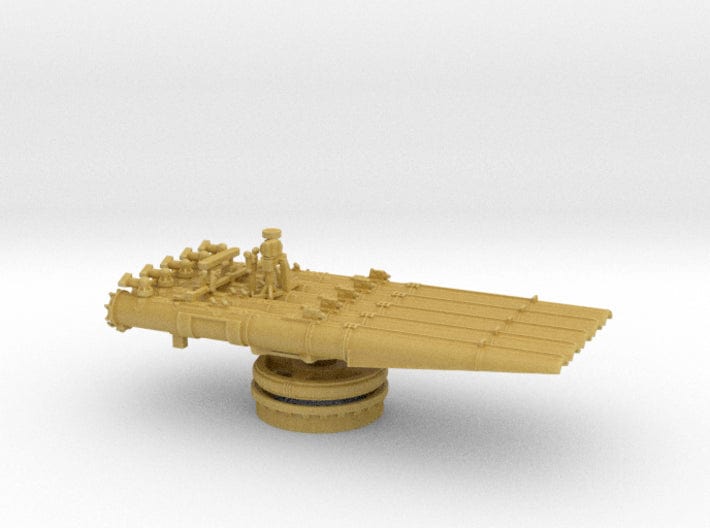 1/192 USN 21'' quintuple torpedo mount v2 - distefan 3d print