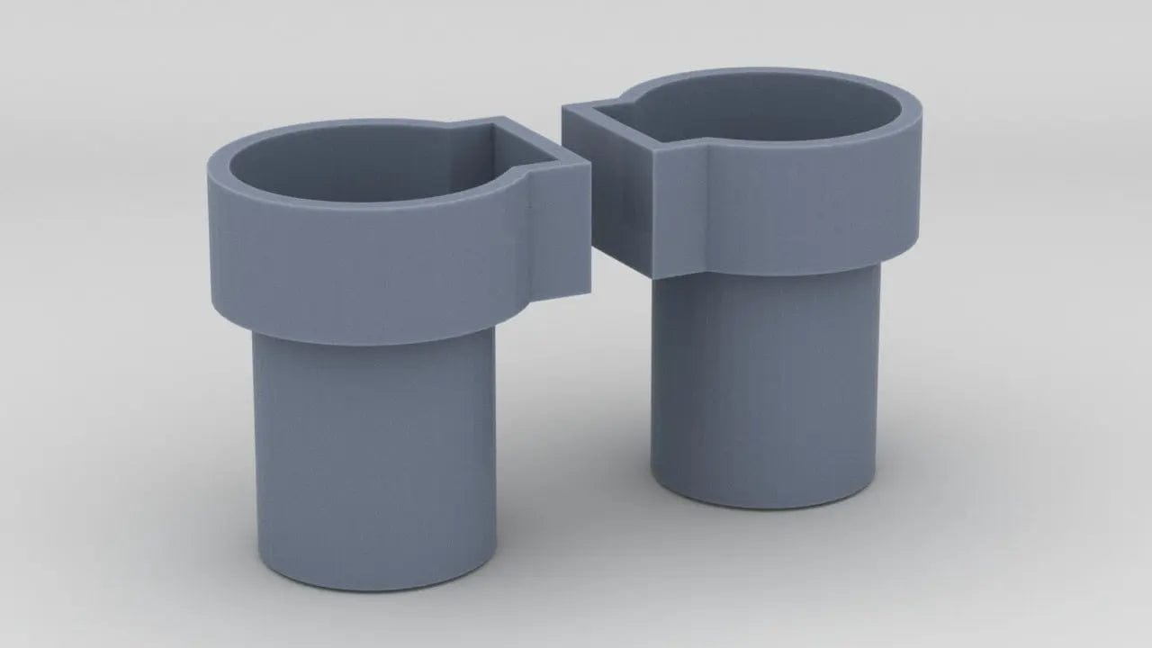 1/192 USS BB59 Aft Mk57 Tubs Set (2pcs) - distefan 3d print