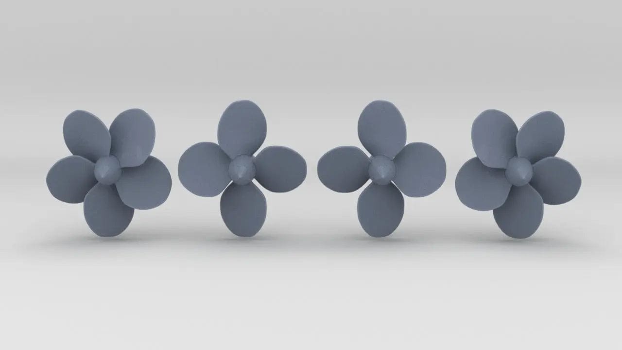 1/192 USS BB59 Props Set (4pcs) - distefan 3d print