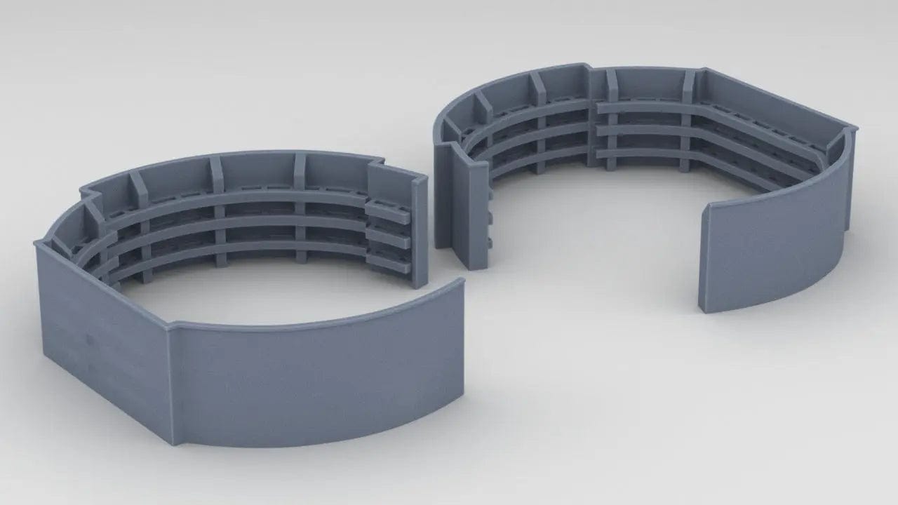 1/192 USS Fletcher 40mm Twin Bofors Amidships Tub Set (2pcs) - distefan 3d print