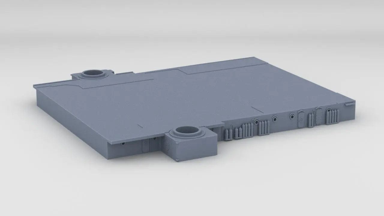 1/192 USS Iowa BB-61 Amidships Structure Deck 1 - distefan 3d print