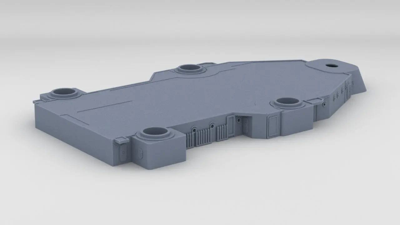 1/192 USS Iowa BB-61 Forward Structure Deck 2 - distefan 3d print