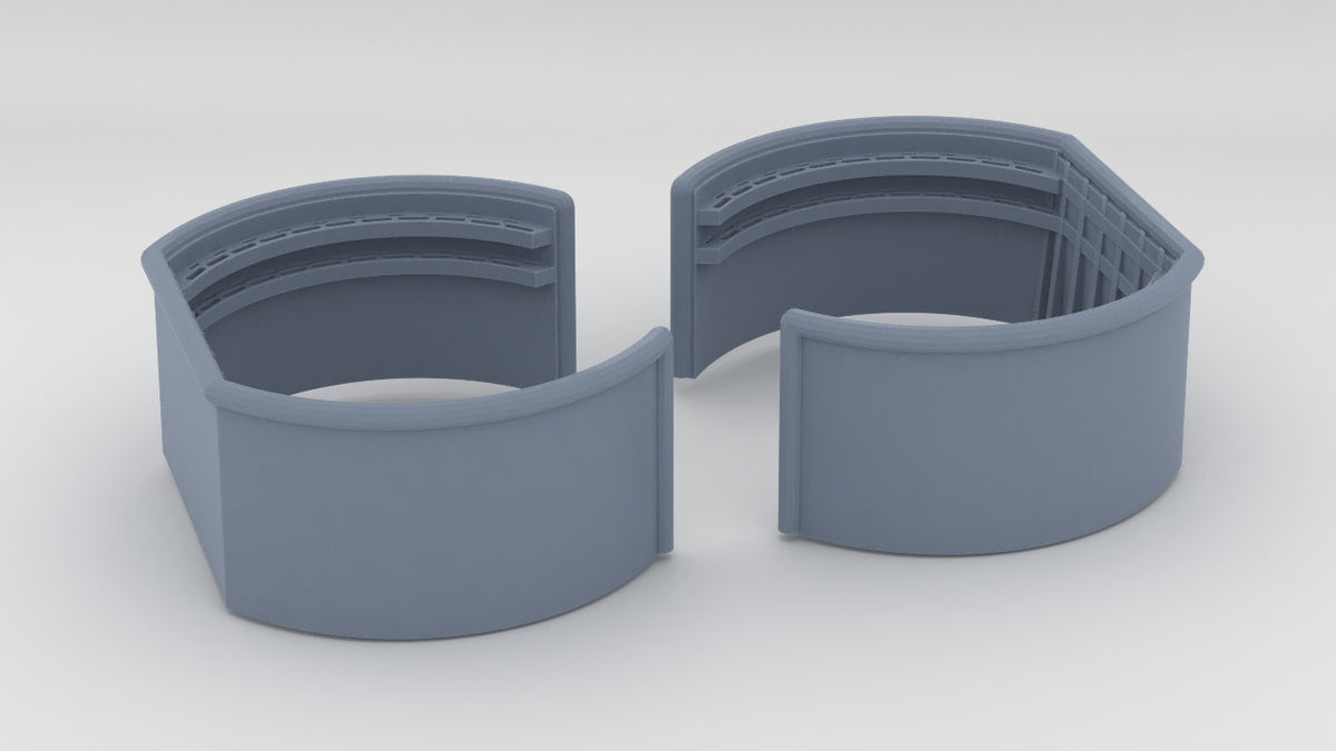 1/192 USS Johnston (DD-557) 40mm Twin Bofors Amidships Tub Set (2pcs) - distefan 3d print