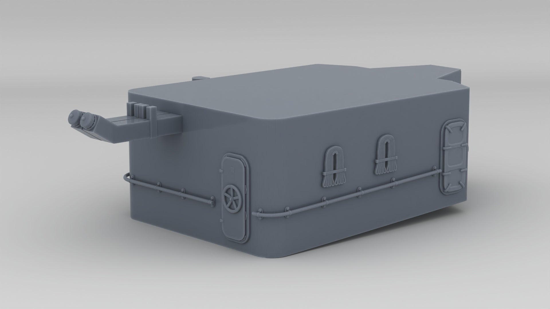 1/192 USS Kidd (DD-661) Forward Bridge (Lower Section) - distefan 3d print