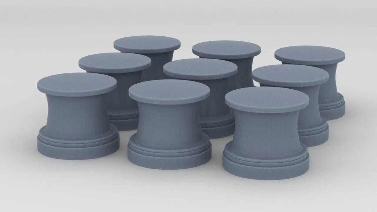 1/192 USS Massachusetts (BB-59) Capstan Set (9pcs) - distefan 3d print