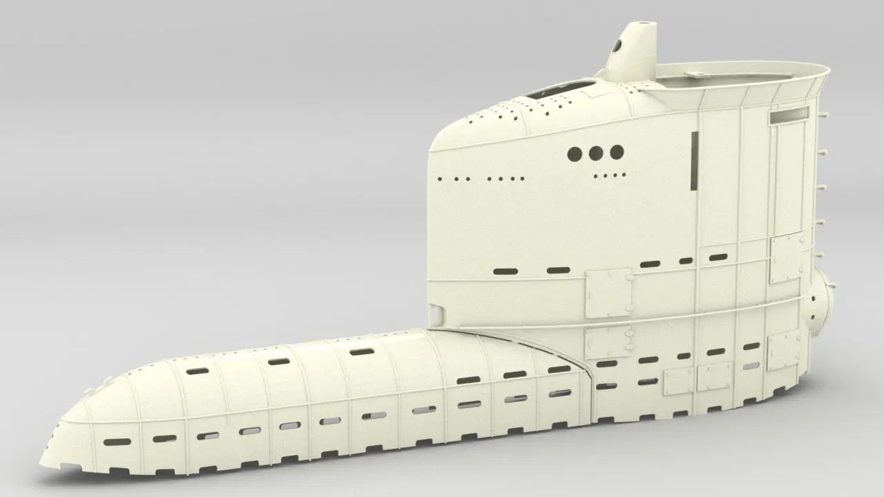 1/20 DKM U-Boot XXIII U-2321 Conning Tower Set Protosoon