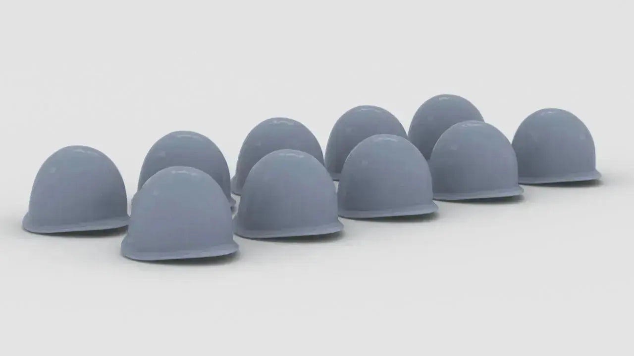 1/20 US M1 Helmet Set (10pcs) - distefan 3d print