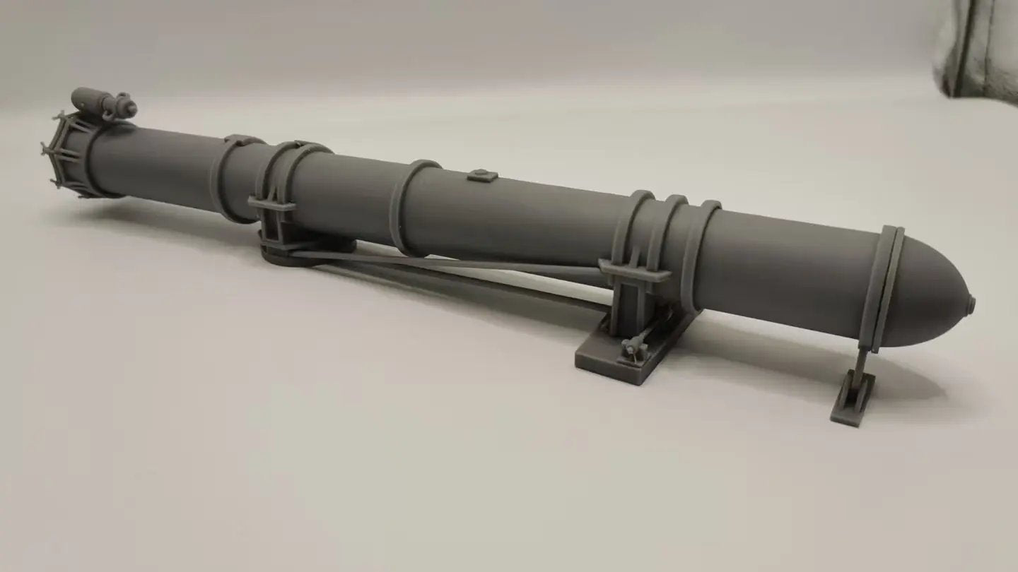 1/20 US PT Boat 109 Torpedo Tube Starboard Kit - distefan 3d print