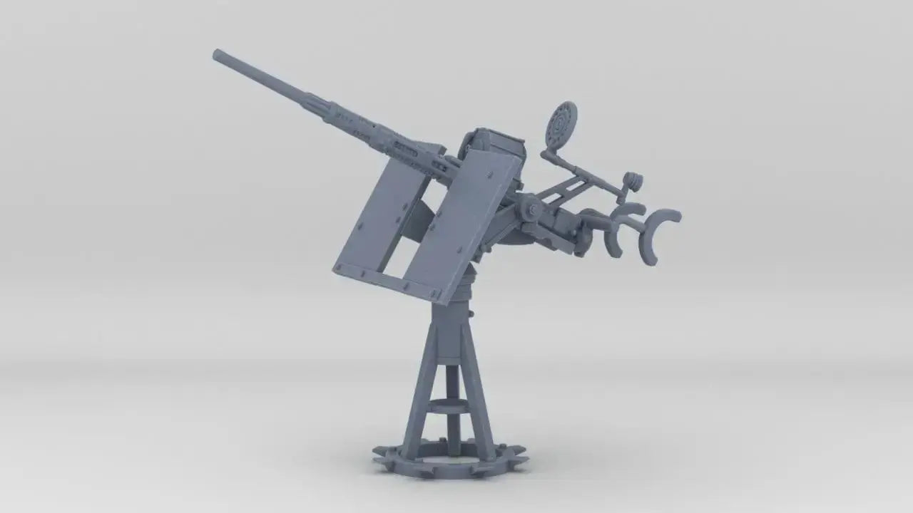 1/20 USN Single 20mm Oerlikon Mk10 Elevated - distefan 3d print