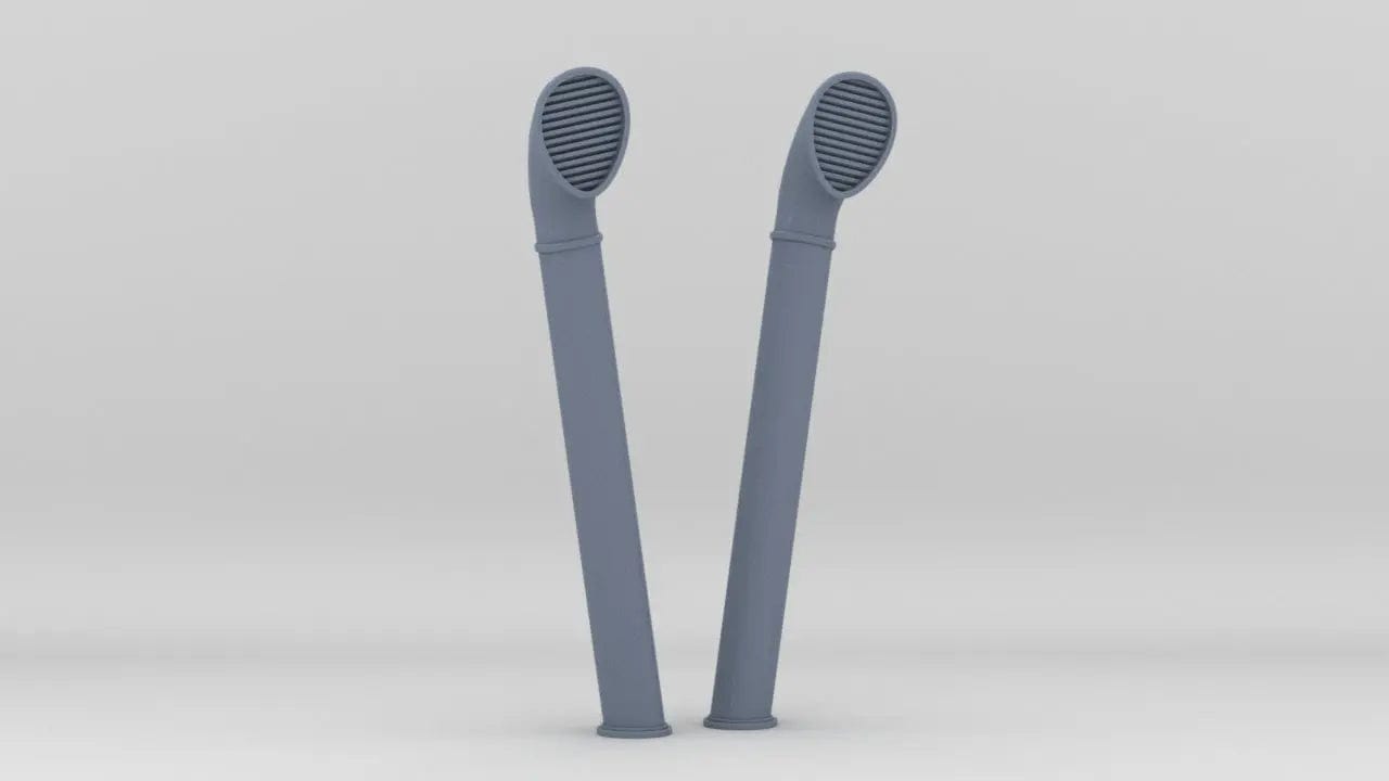 1/20 DKM Schnellboot Amidships Vent Pipes Set (2pcs) - distefan 3d print