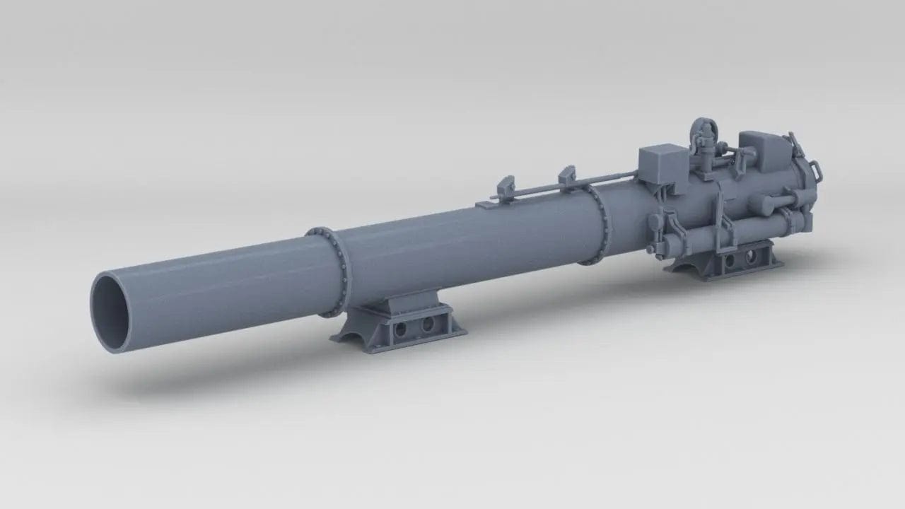 1/20 DKM Type S-700 Torpedo Launcher Port - distefan 3d print