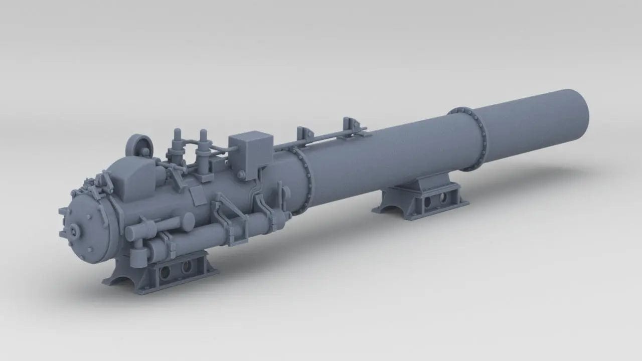 1/20 DKM Type S-700 Torpedo Launcher Starboard - distefan 3d