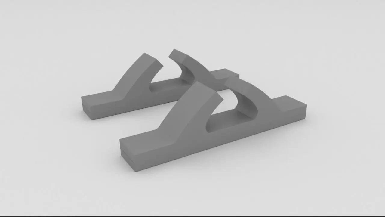 1/20 US PT Boat Rear Deck Chocks Set 2pcs - distefan 3d print