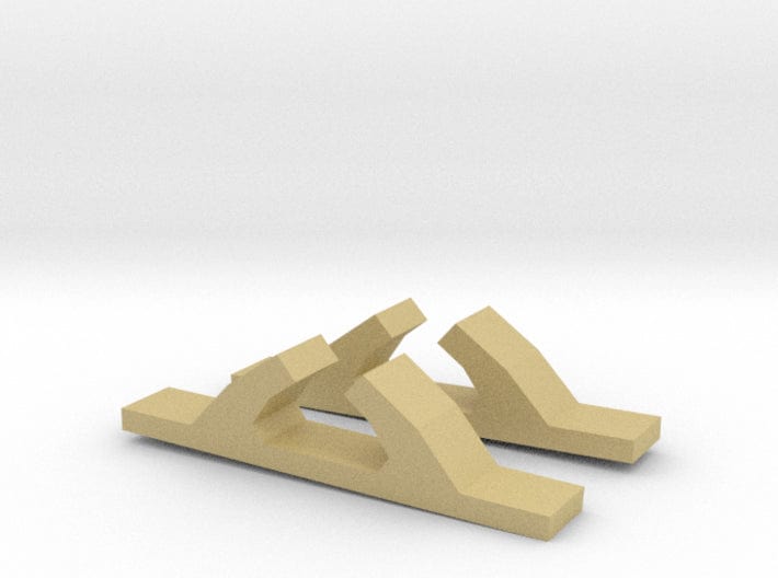 1/20 US PT Boat rear deck chocks set - distefan 3d print