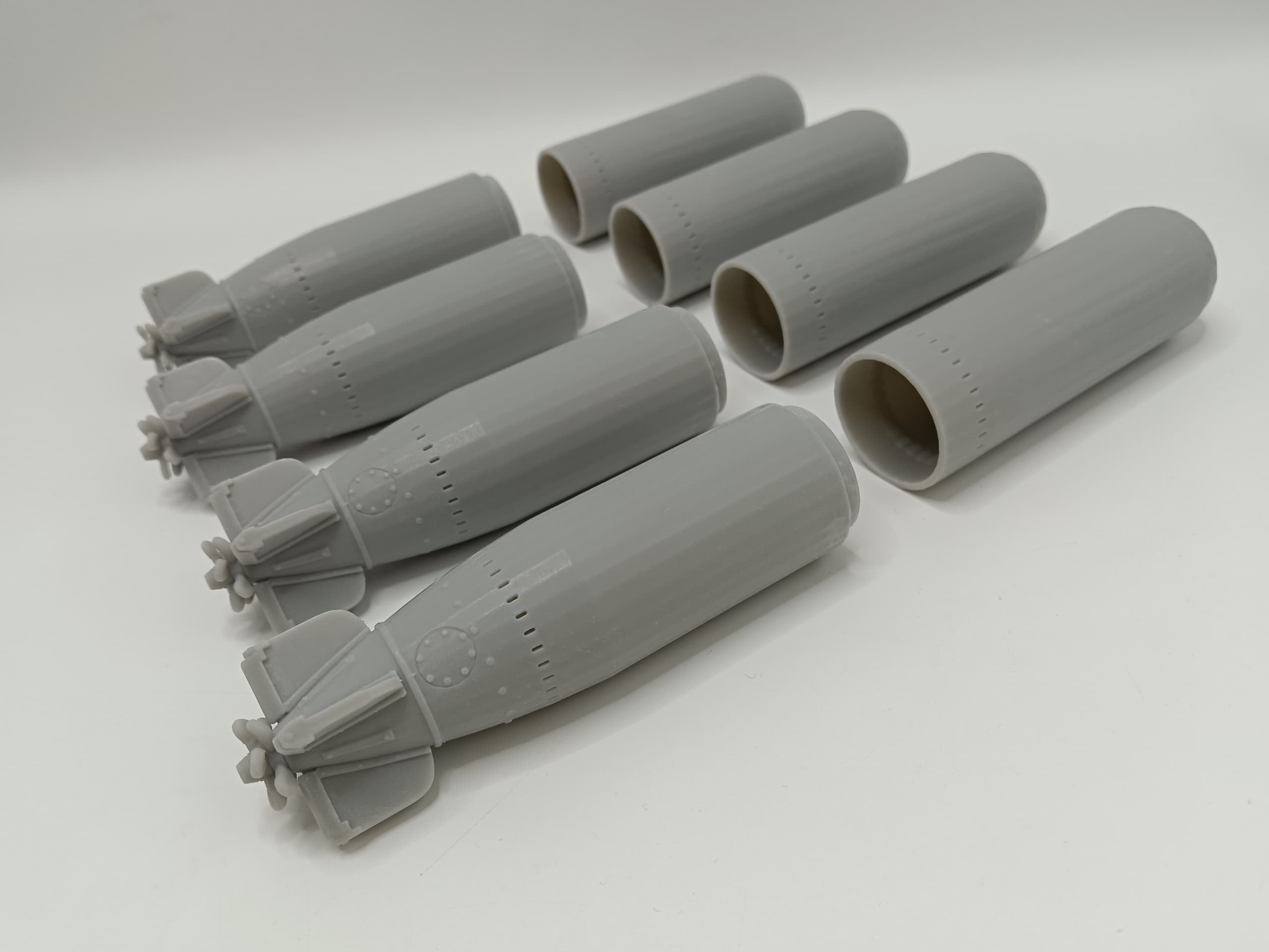 1/20 USN Mk13 Torpedo for PT Boat Set (4pcs) - distefan 3d print