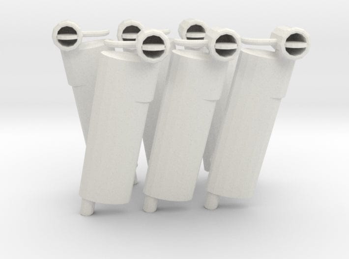1/20 USN Pt Boat 109 mufflers set - distefan 3d print