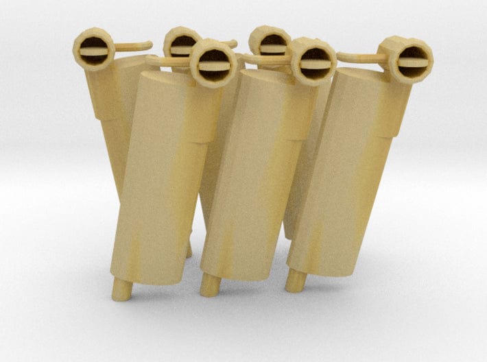 1/20 USN Pt Boat 109 mufflers set - distefan 3d print